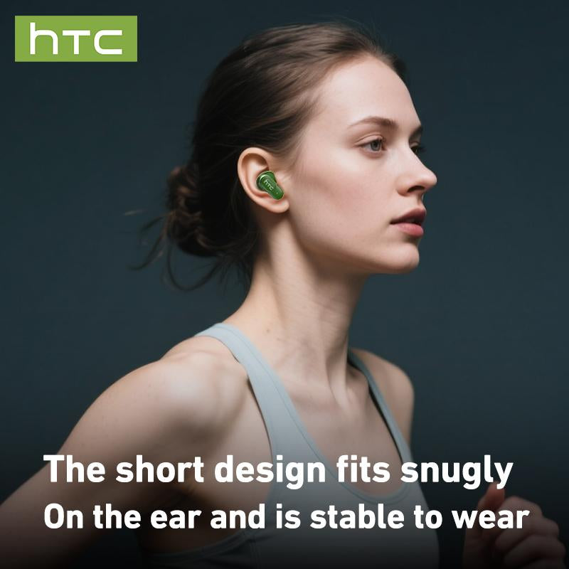 HTC NE51 Wireless Earbuds Bluetooth 6.0 Earphones Waterproof Wireless Earphones, Sports, Study and Audio Calls | Built in Microphone in Ear Earbuds, Gaming Bluetooth Headphones