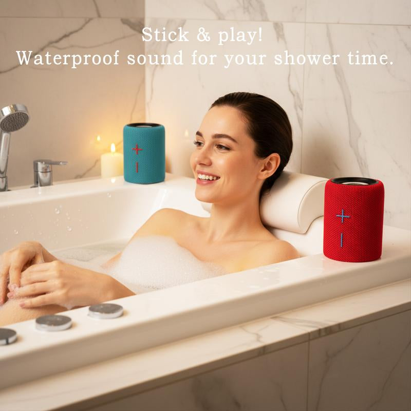 Stromberg TWIN-2 Portable Bluetooth Speaker with Magnetic 2-In-1 Design IPX4 Water Resistant 10H Playtime TWS Pairing BT5.3 FM Radio for Home Party Outdoor Beach Audio Stereo 20W Subwoofer