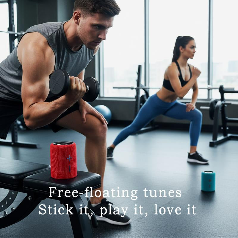 Stromberg TWIN-2 Portable Bluetooth Speaker with Magnetic 2-In-1 Design IPX4 Water Resistant 10H Playtime TWS Pairing BT5.3 FM Radio for Home Party Outdoor Beach Audio Stereo 20W Subwoofer