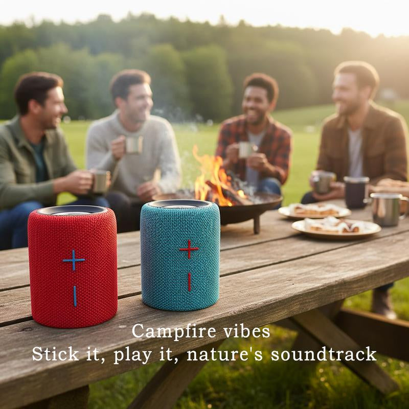 Stromberg TWIN-2 Portable Bluetooth Speaker with Magnetic 2-In-1 Design IPX4 Water Resistant 10H Playtime TWS Pairing BT5.3 FM Radio for Home Party Outdoor Beach Audio Stereo 20W Subwoofer