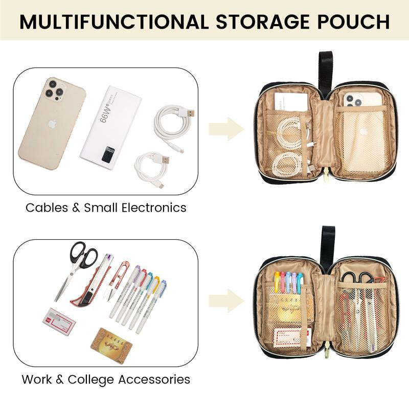 【Black Friday】Lovevook Laptop Tote Bags for Women,15.6-17.3 Inch Laptop Zipper Work Bags with Clutch Purse,Shoulder Bag with Adjustable Straps & 2 Cup Holders, Womens Briefcase for Travel,Teacher,Doctor, Nurse,Christmas Gift Ideas Tiktokshopblackfriday