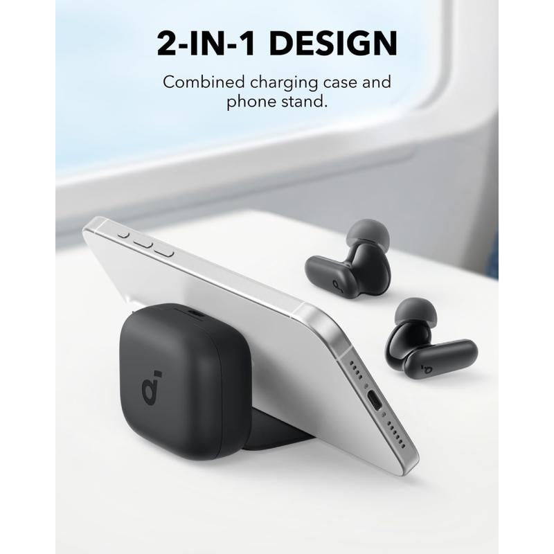[Tiktokshopblackfriday] Soundcore P30I by Anker Noise Cancelling Earbuds, Strong and Smart Noise Cancelling, Powerful Bass, 45H Playtime, 2-In-1 Case and Phone Stand, IP54, Wireless Earbuds, Bluetooth 5.4
