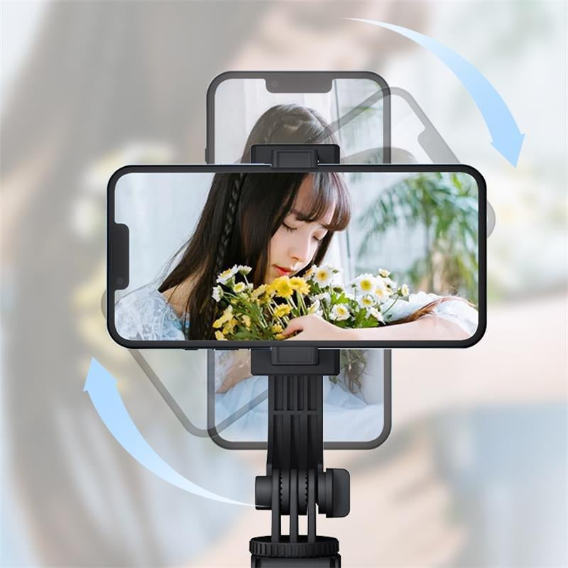 New 67'' Phone Tripod with Fill Light & Remote, Selfie Stick Tripod, Extendable Stand for Iphone 16/15/14/13/12 & Android, Stable, Portable Travel Accessory (Compatible with All Iphone & Android）